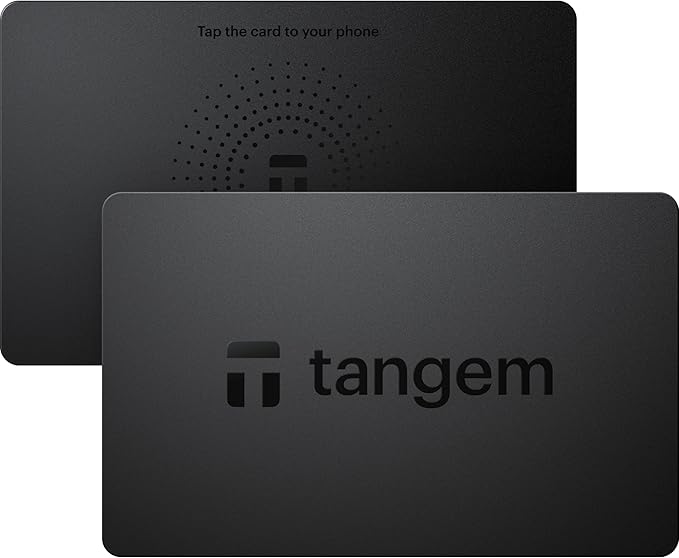 Tangem Wallet 2.0 - Pack de 2 Tarjetas | La Billetera Fría Más Segura y Fácil de Usar